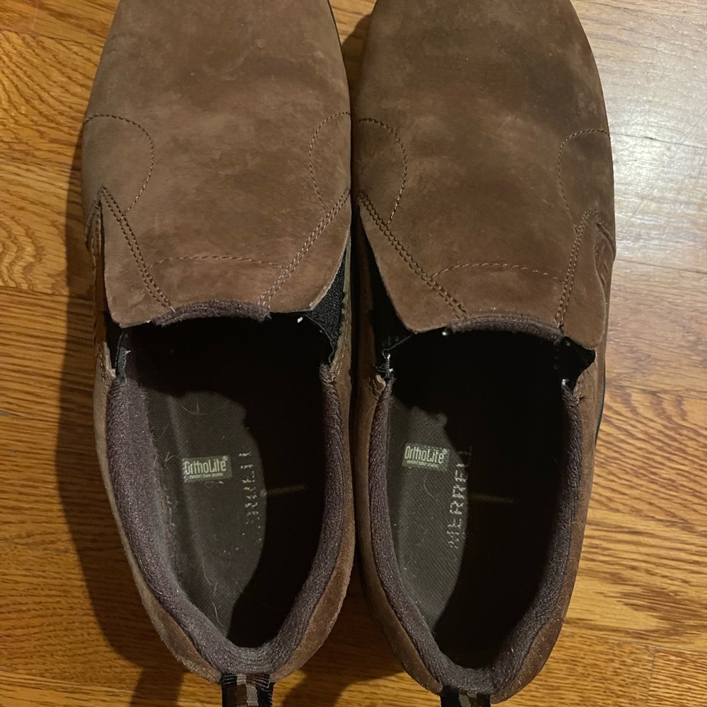 Mens Merrell Ortholite Brown Suade shoes
